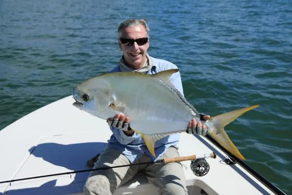 User submitted picture: Permit caught on crab fly